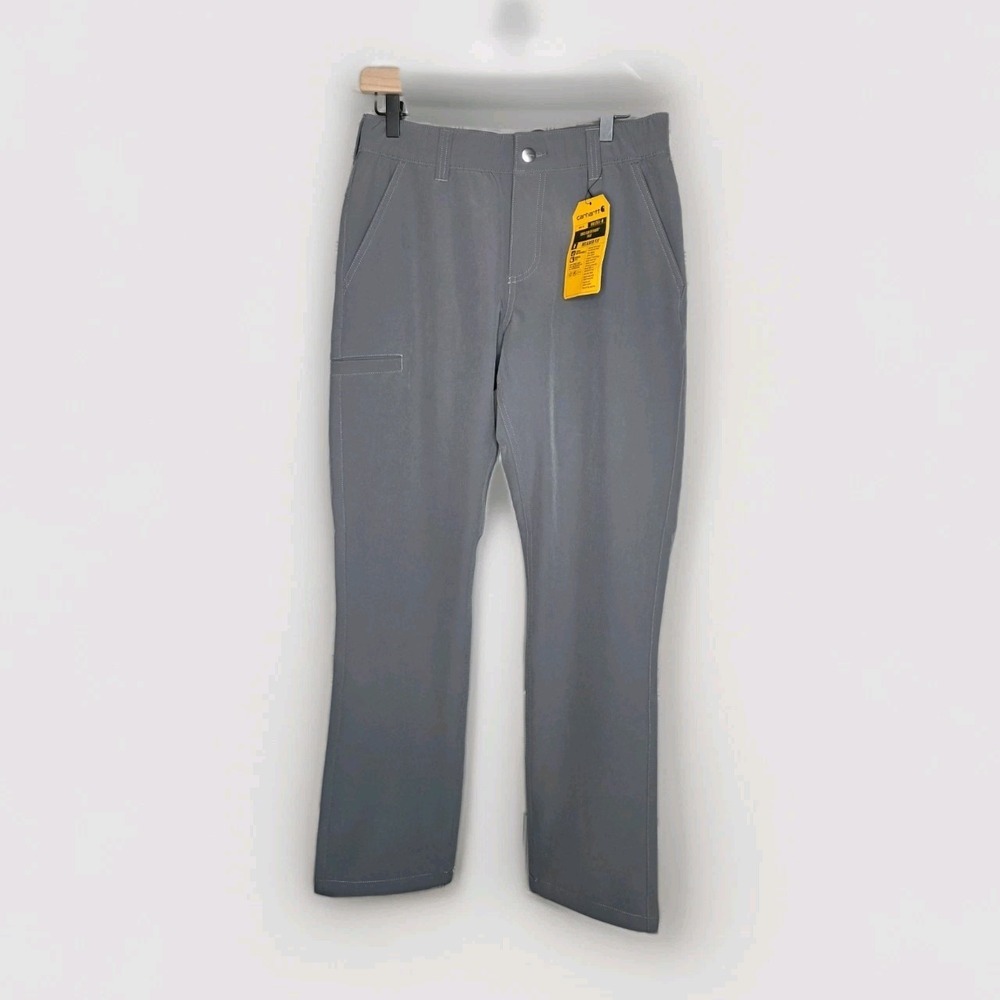 Carhartt Force‎ Flex Sun Defender Men Small Gray Relaxed Fit Active Gorpcore